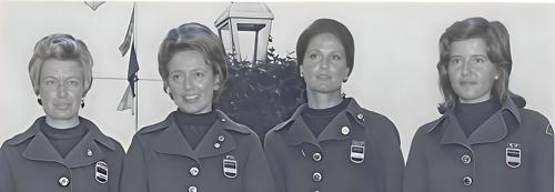 Mrs. Emma V. de Garcia Ogara, Ms. Mercedes E. de Artiach, Marquesa de Artasona, Miss Elena Corominas